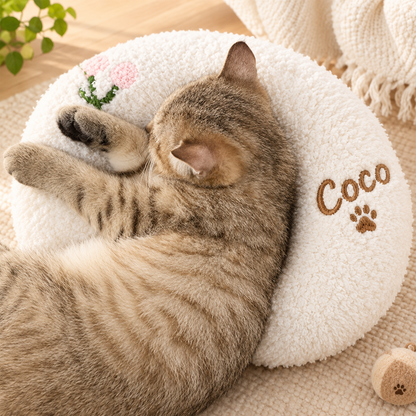 Puptailor Personalized Pet Neck Pillow-Suitable For Cats & Small Dogs