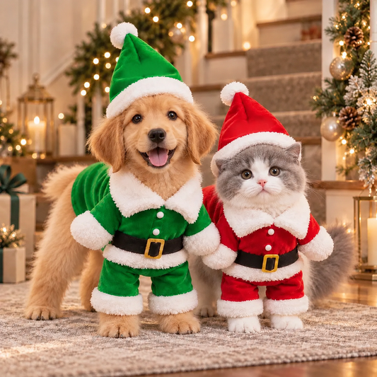 Santa Suit Pet Costume