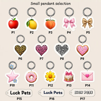Personalized Cat & Dog Photo & Fur Collection Keychain