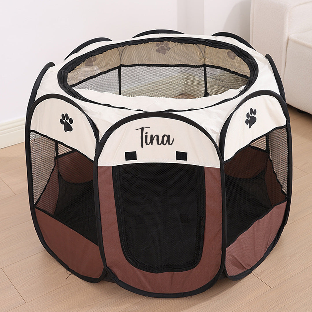 Personalized Foldable & Portable Pet Tent