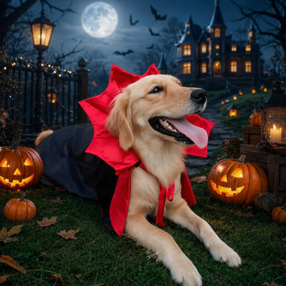 Puptailor Halloween Pet Funny Cape