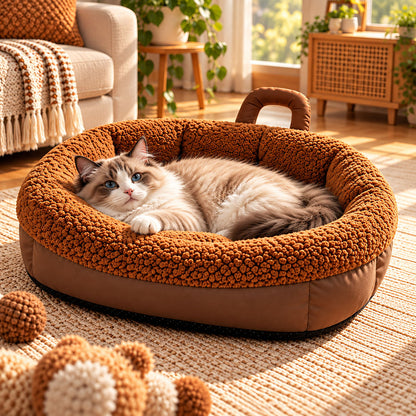 Cozy Plush Pet Sofa Bed