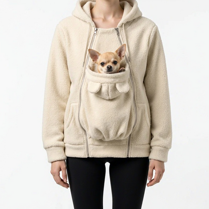 Personalized Pet Kangaroo Hoodie-Unisex Fleece Hoodie