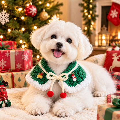 Christmas Pet Knit Scarf & Hat