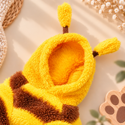 Personalized Bee Dog Costume with Leash Hole