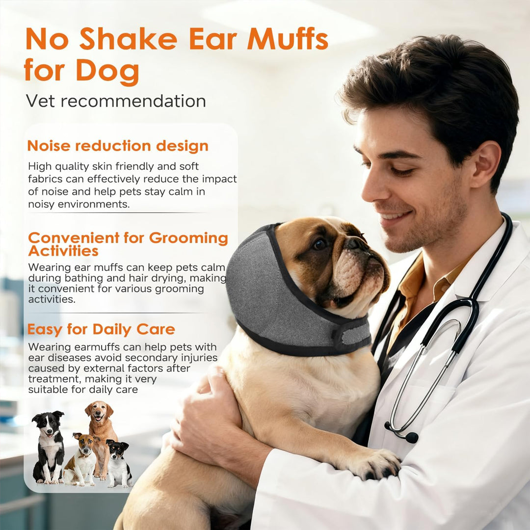Puptailor Calming Ear Muffs for Dog