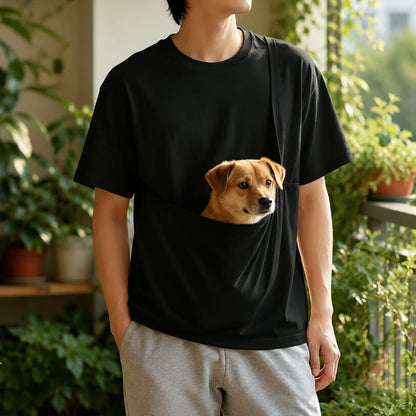 Solid Color Pet Carrier T-Shirt