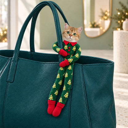 Personalized Christmas Costume Poseable Plush Doll with Funny Pet Photos