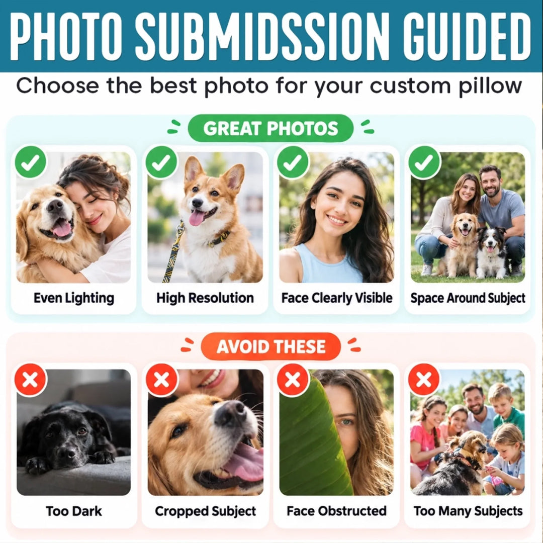 Custom Pet-Shaped Photo Pillow