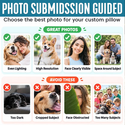 Custom Pet-Shaped Photo Pillow