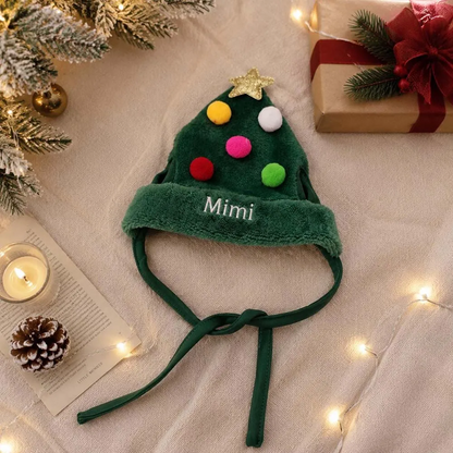 Personalized Embroidered Christmas Pet Hat