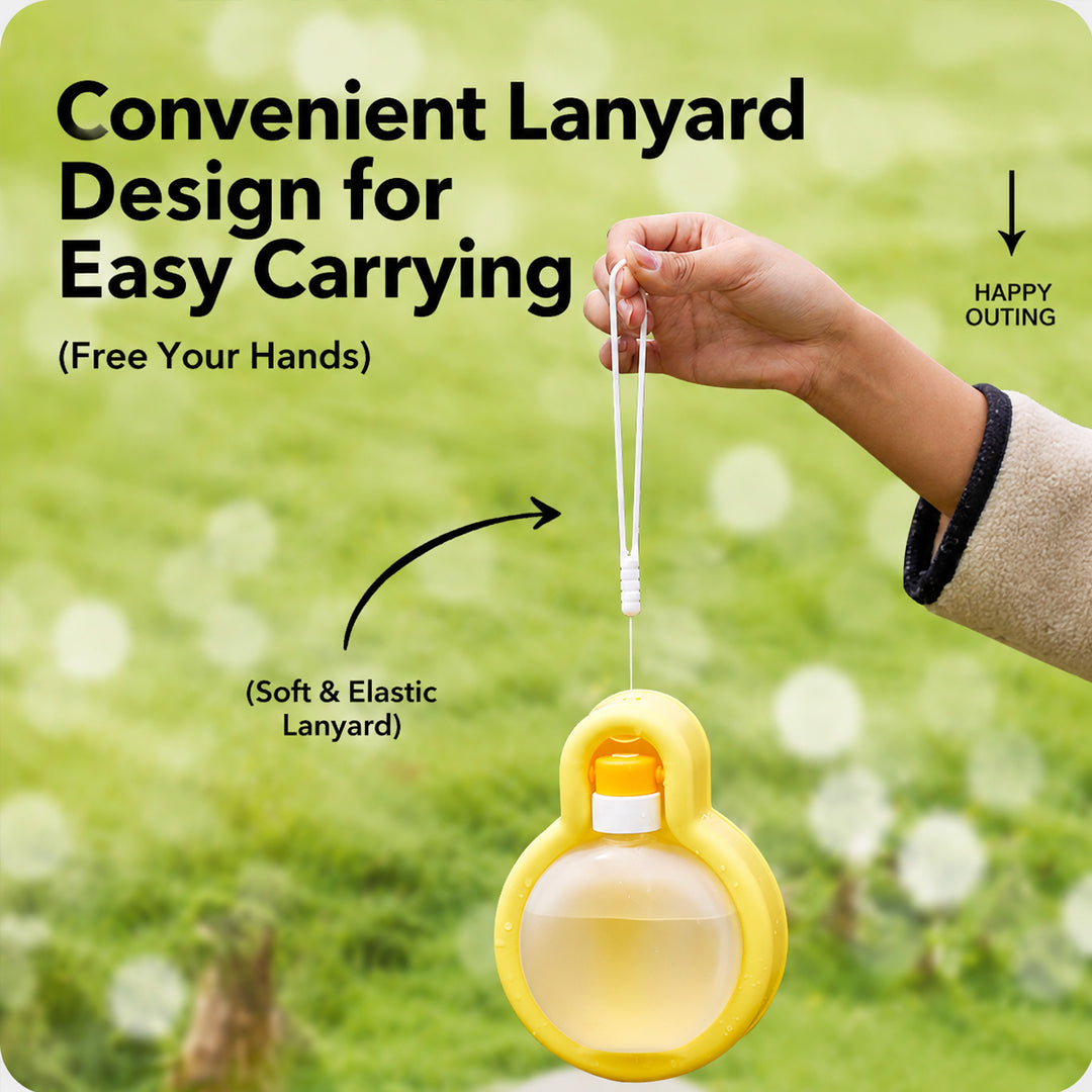 Portable Dog Water Bottle with Foldable Drinking