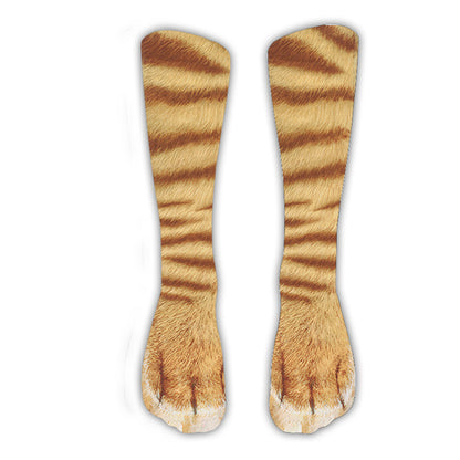 3D Cat & Dog Paw Print Socks