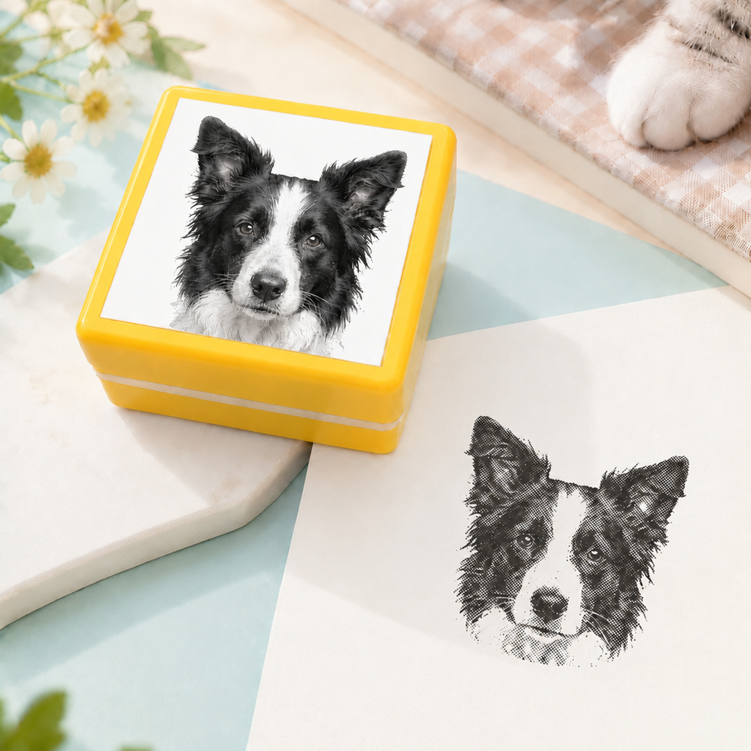 Custom Pet Portrait Stamp