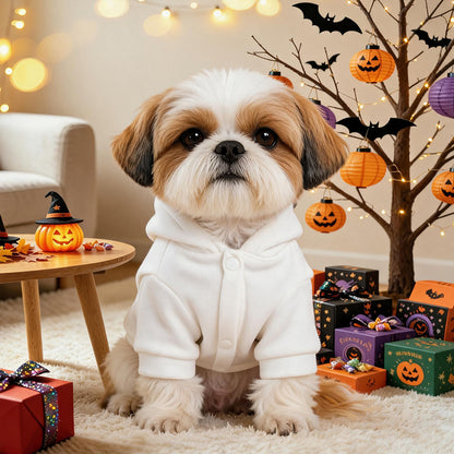 Puptailor Personalized Halloween Embroidered Pet Hoodie