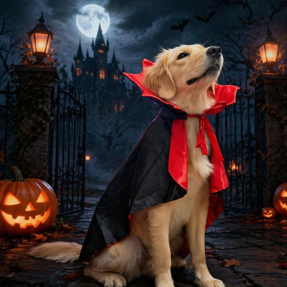 Puptailor Halloween Pet Funny Cape