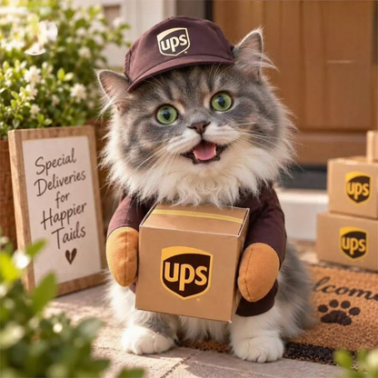 Delivery Driver Dog Costume