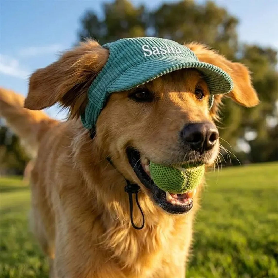 Personalized Corduroy Embroidered Pet Hat
