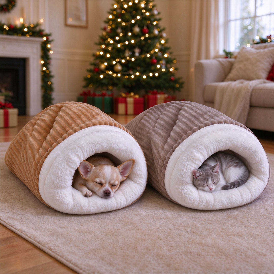 Cozy Corduroy Pet Sleeping Bag