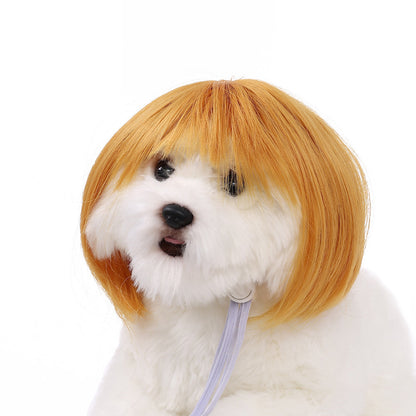 Funny Dog Wigs — Adjustable Pet Costume Hair