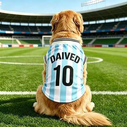 Personalized Dog Jersey with Name Number
