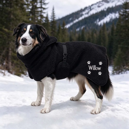 Personalized Sherpa Fleece Dog Vest
