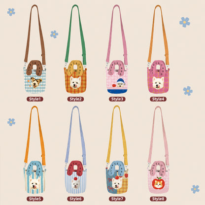 Personalized Pet Portrait  Canvas Handbag