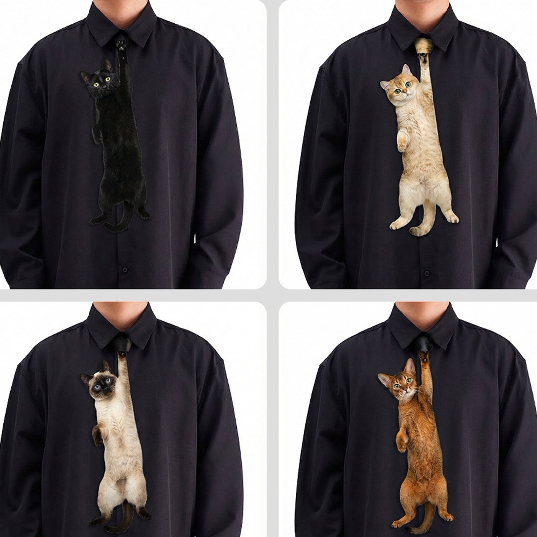 Funny 3D Animal Novelty Necktie