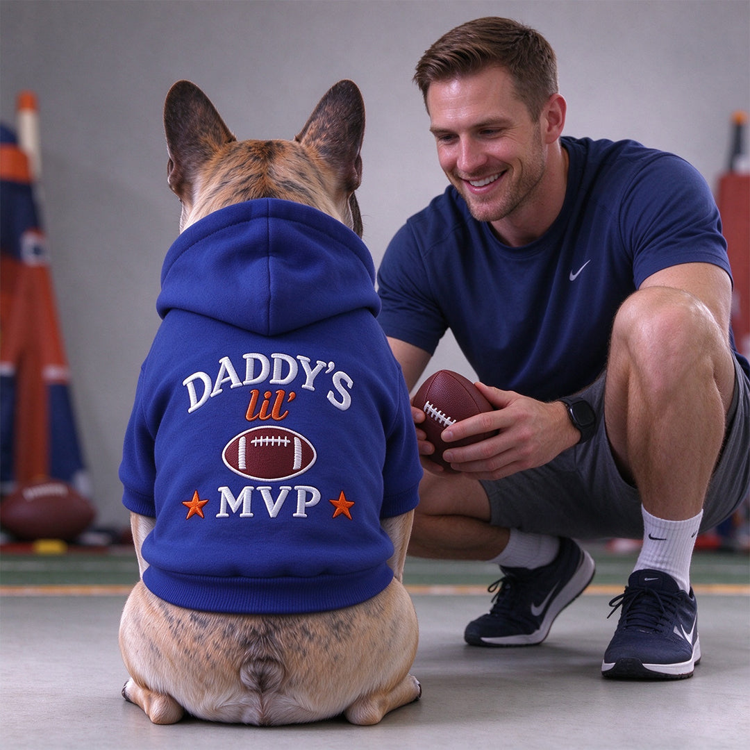 Mommy's / Daddy's Lil' MVP — Personalized Embroidered Sport Hoodie for Pet