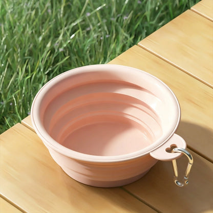 Collapsible Silicone Travel Dog Bowl