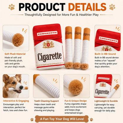 Puptailor Funny Cigarette Pack Toy