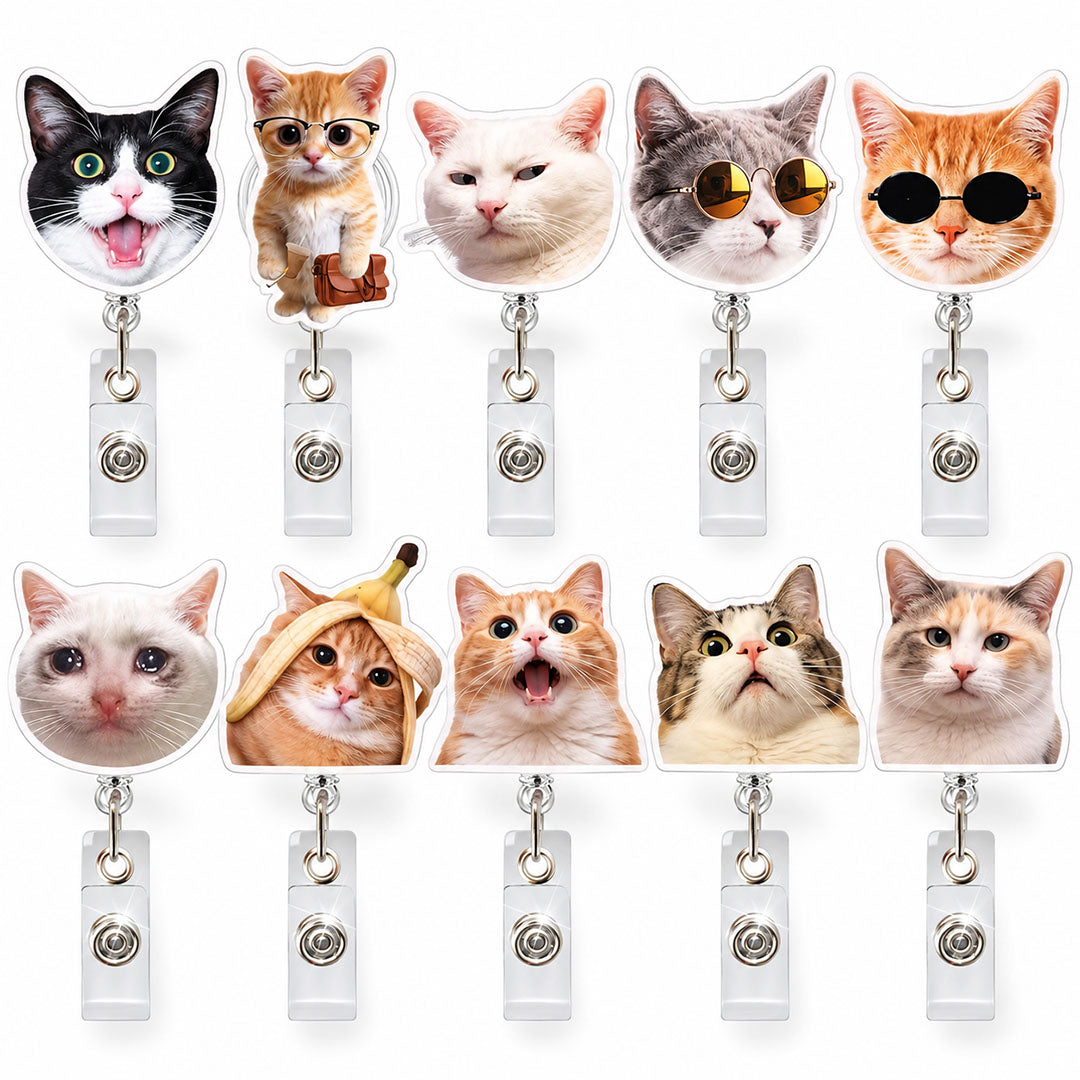 Custom Pet Photo Retractable Badge Reel