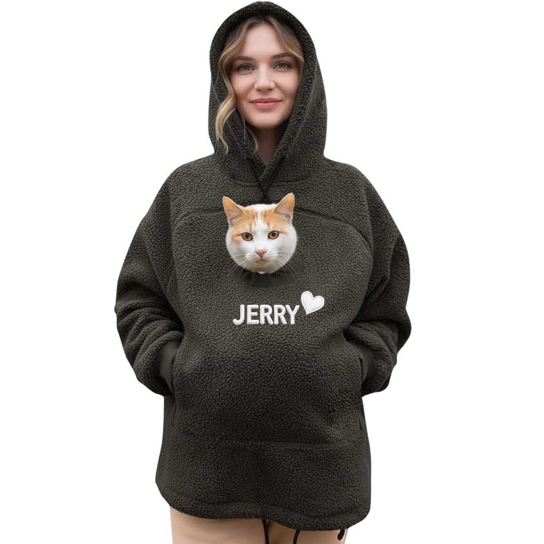 Personalized Pet Hoodies Carrier for Dog & Cat