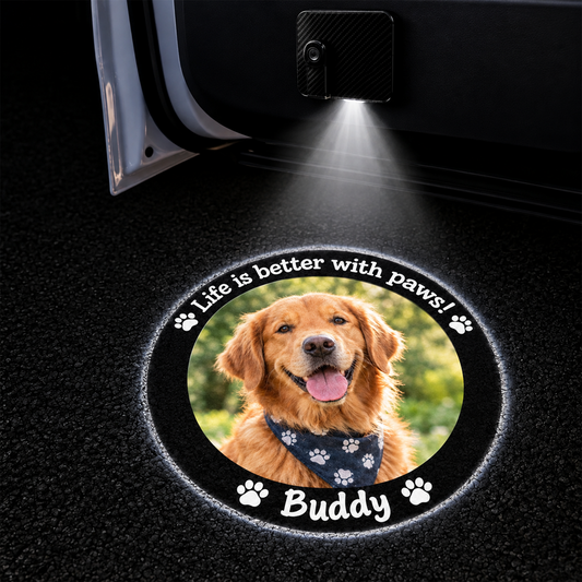 Custom Pet Photo Car Door Projector Light