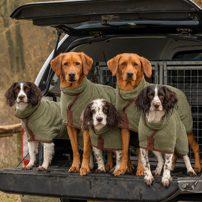 Personalized Hooded Microfiber Dog Bathrobe