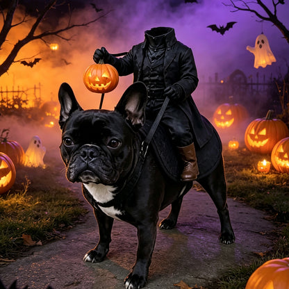Puptailor Headless Horseman Pet Halloween Costume
