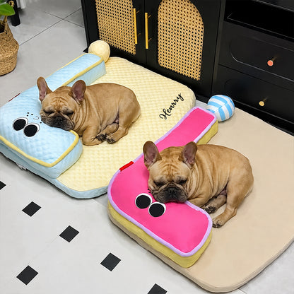 Personalized Name Question Mark Pet Bed