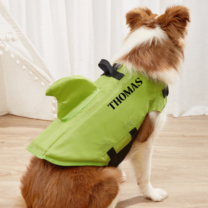 Personalized Shark Fin Dog Life Jacket