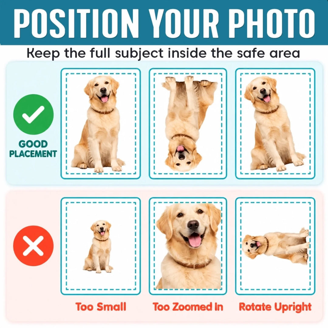 Custom Pet-Shaped Photo Pillow