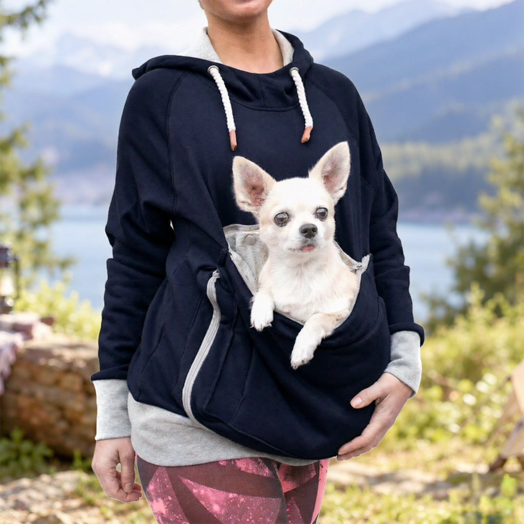 Cuddle Pouch Pet Carrier Hoodie