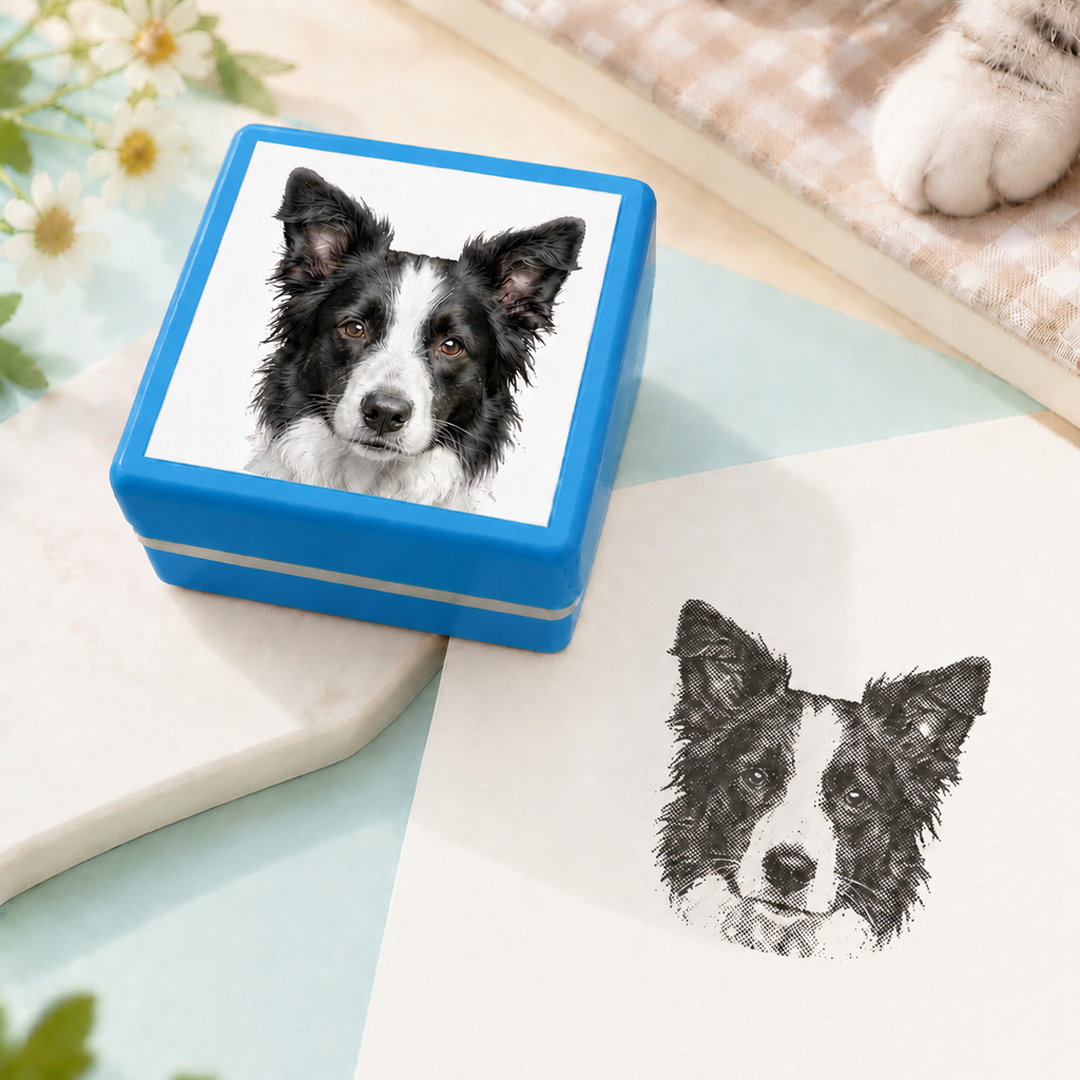 Custom Pet Portrait Stamp