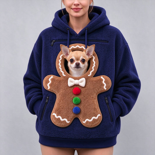 Christmas Pet Carrier Hoodie