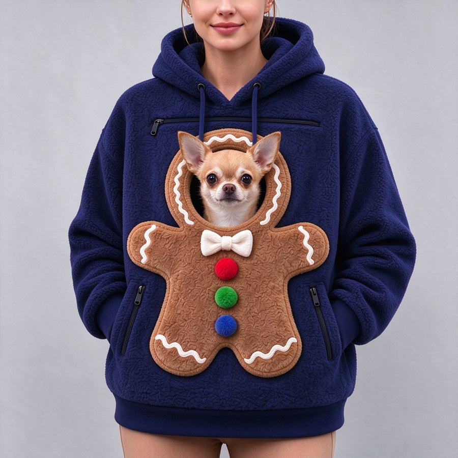 Christmas Pet Carrier Hoodie