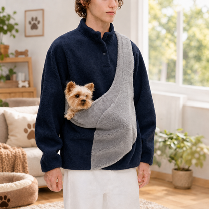 Custom Embroidered Fleece Pet Carrier Sweater