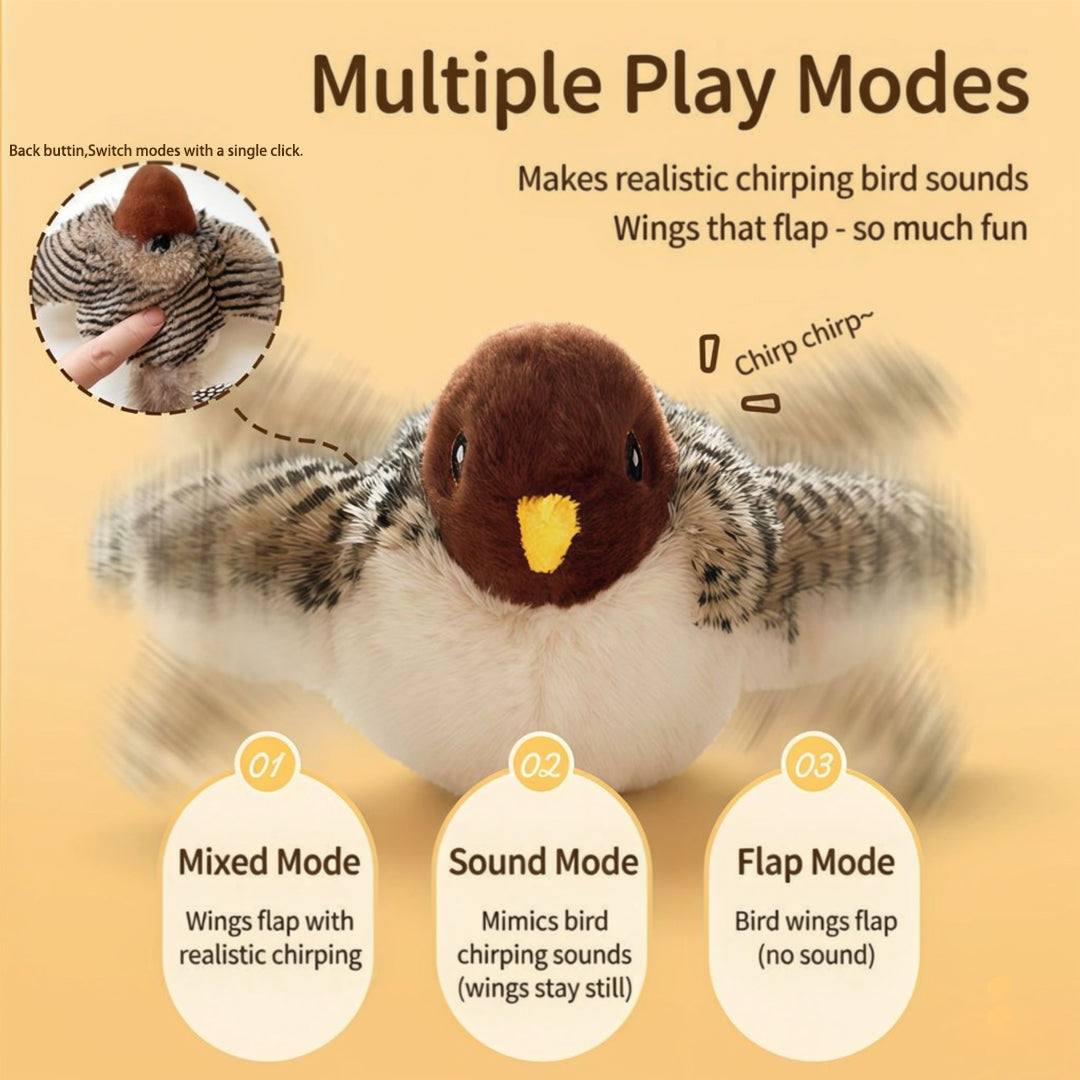 Puptailor Cat Interactive Bird Toy