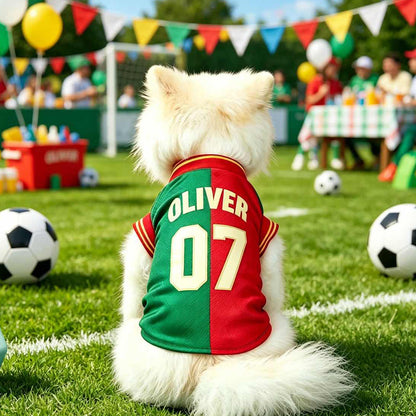 Personalized Dog Jersey with Name Number