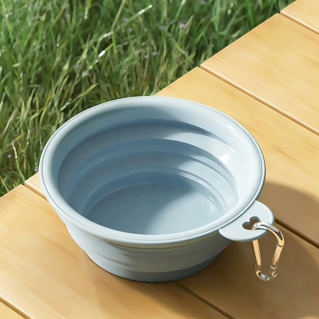 Collapsible Silicone Travel Dog Bowl