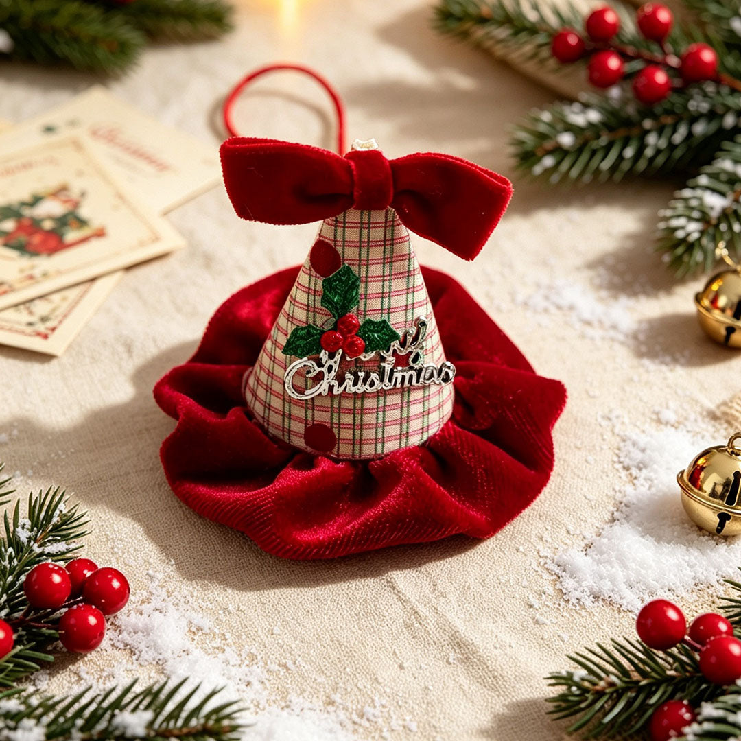 Christmas Pet Scarf and Hat Set for Small Dogs and Cats
