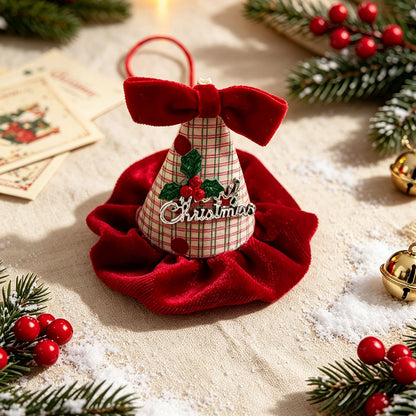 Christmas Pet Scarf and Hat Set for Small Dogs and Cats