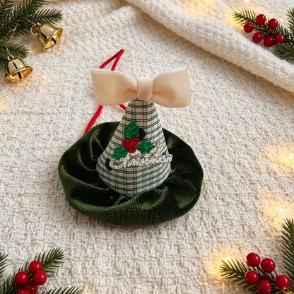 Christmas Pet Scarf and Hat Set for Small Dogs and Cats
